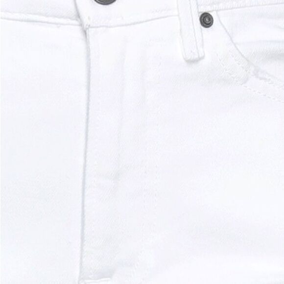 Grlfrnd Kendall White Noise Denim Cropped Jeans with Zip Ankle. Size 24. - Picture 4 of 14